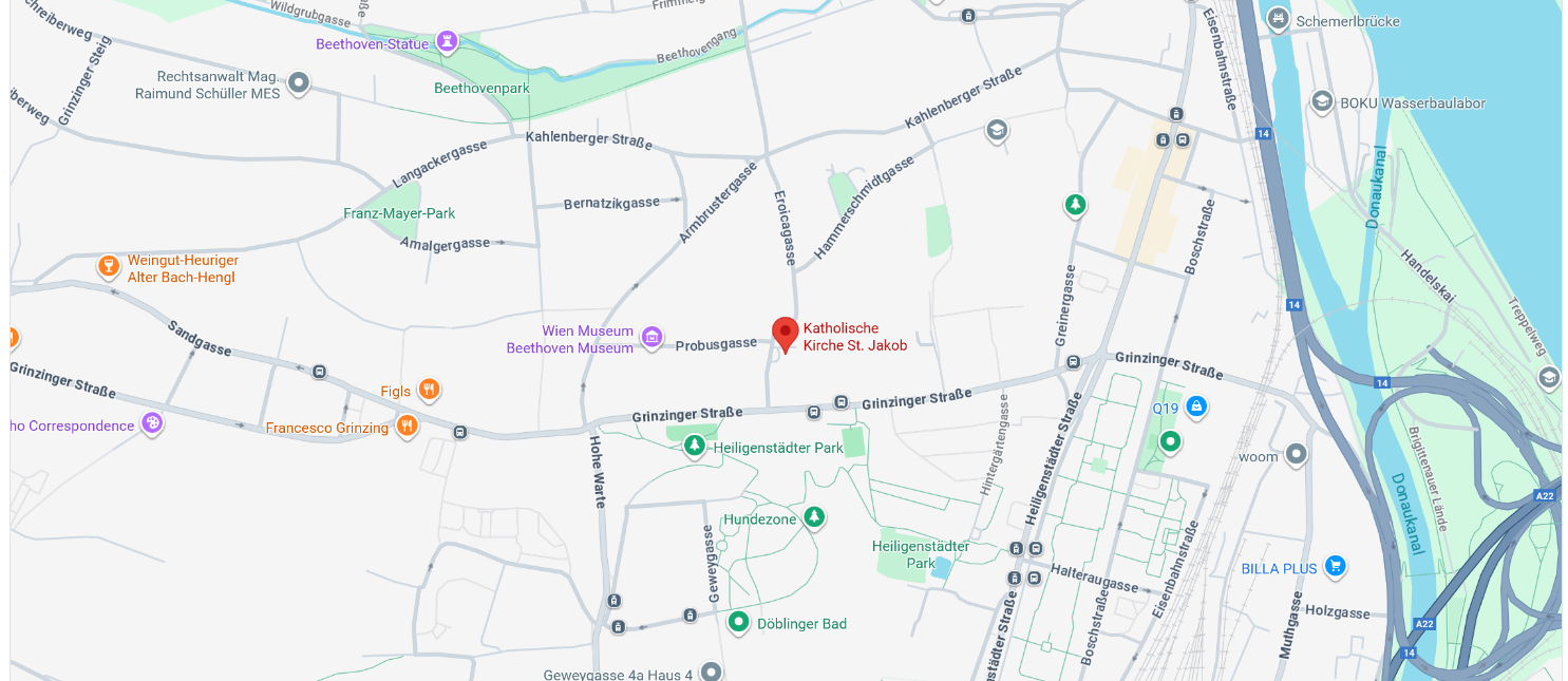Church Location Map
